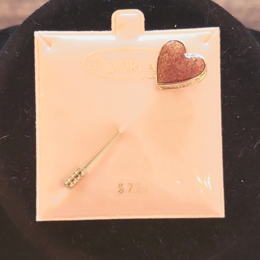 D'Orlan Heart Brooch